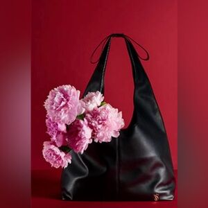 Elegant Black Leather Tote Bag victoria’s Secret